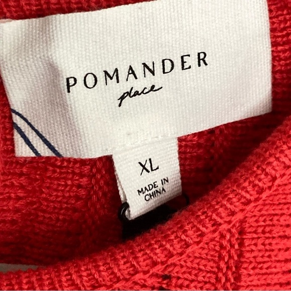 Pomander Place Adi Knit Bell Sleeve Dress-Women’s XL-NEW-Red-Spring-Summer-NWT - Picture 8 of 13